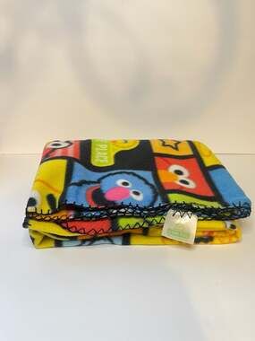 Sesame Place Sesame Street Characters Fleece Throw Blanket 40" x 50"
